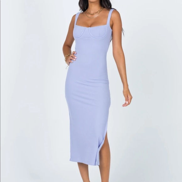 Princess Polly Dresses & Skirts - NWT Princess Polly Esme Midi Dress in Blue